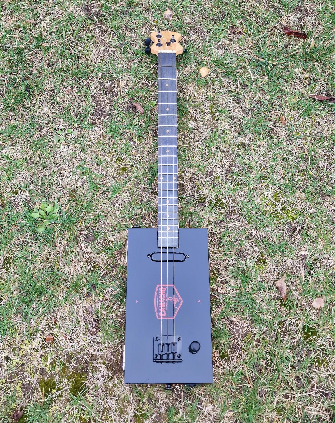 Chitara electrica cu 3 corzi ( cigar box guitar )