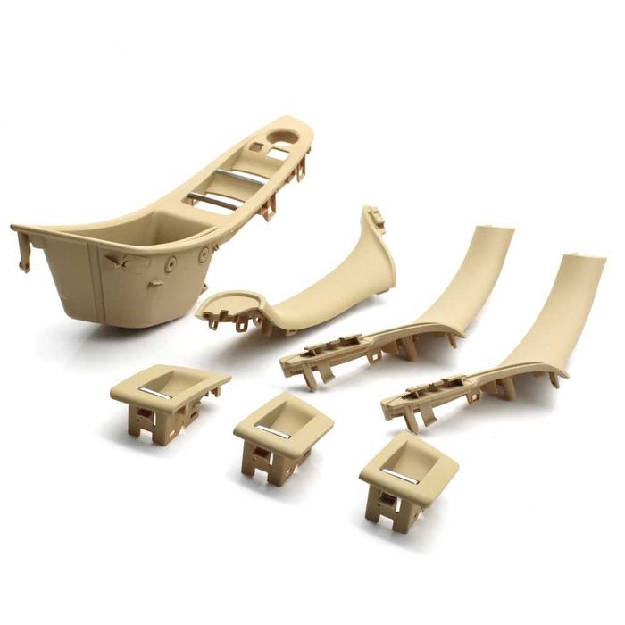 Set Manere usa sofer pasager fata/spate BMW F10 F11 2010-2017 Crem Bej