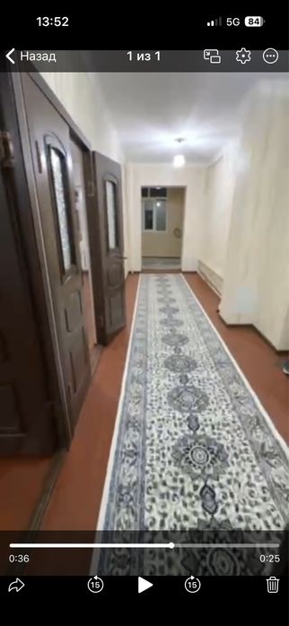 Qibray markazida 3 xonali kvartira ijaraga beriladi!