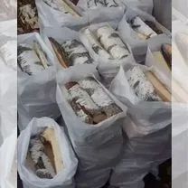 Дрова в мешках