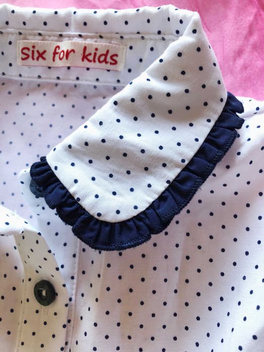 Bluzita camasa alba Six for kids 5-6 ani