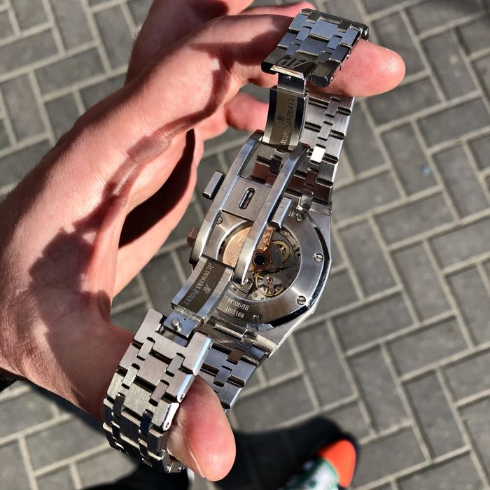 ceas ap royal oak black dial 41,mm