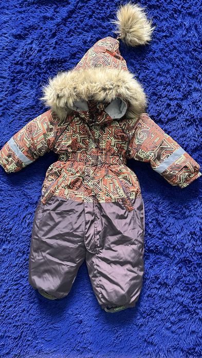 Теплый пуховый комбинезон
