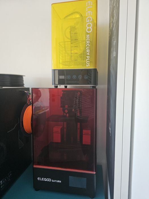 Imprimanta Rasina Elegoo Saturn 4k +Statie Elegoo Mercury Plus +Extra