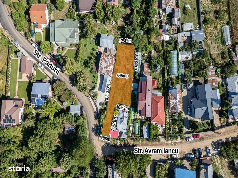 Tunari-Padurii,Teren Intravilan 595 Mp,Asfalt,Gaz,Curent,Canalizare