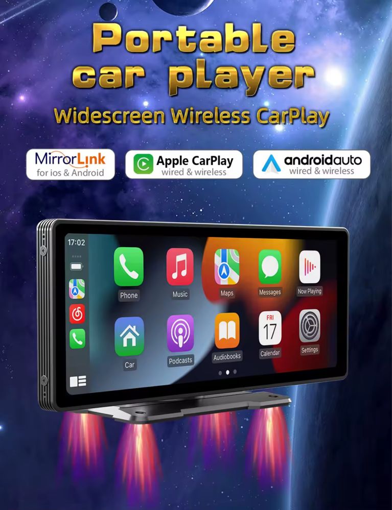 ПРОМО! Carplay/Abdroidauto car media 10инча промоция