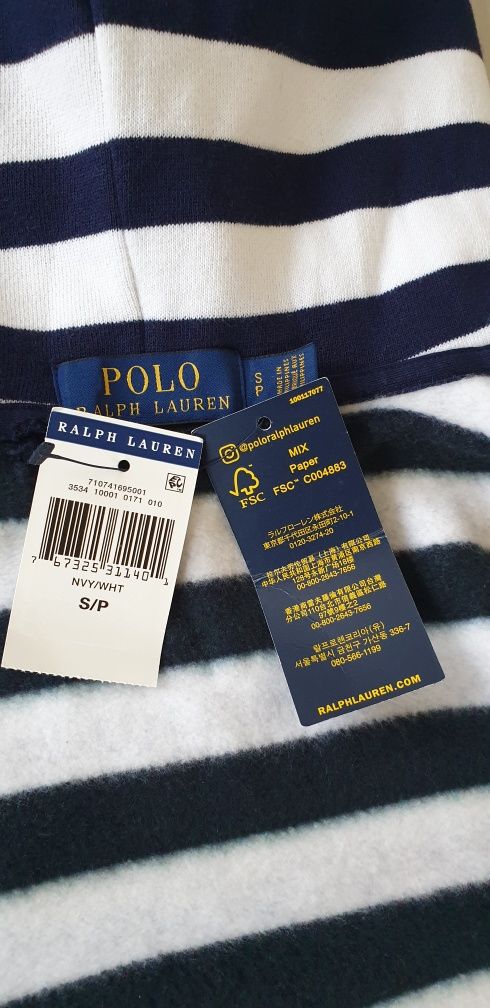 POLO Ralph Lauren Cotton Mens Size S НОВО! ОРИГИНАЛ! Мъжки Суичер!