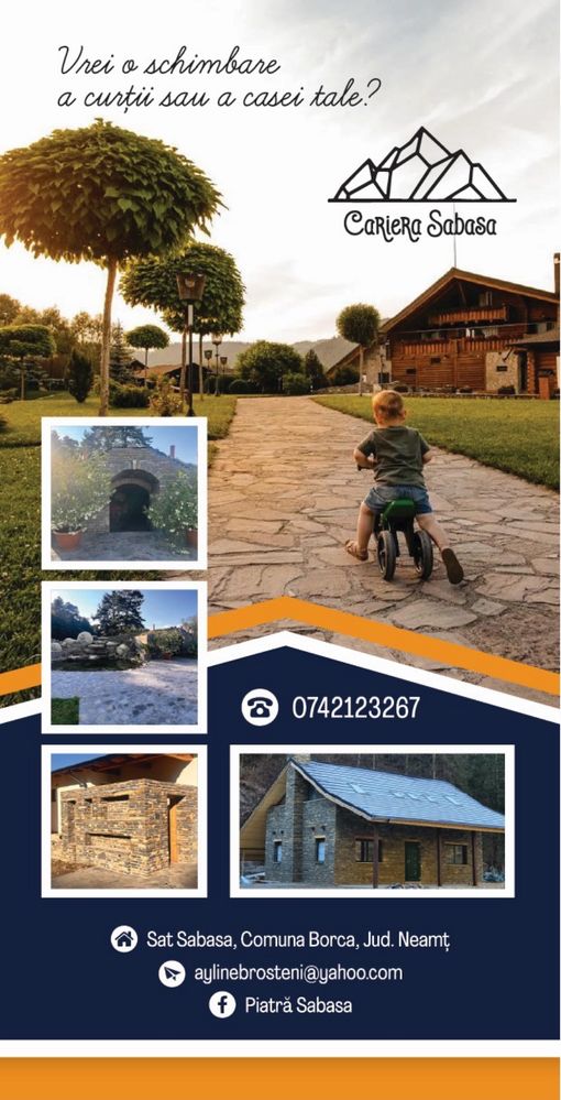 NOU!Piatra naturala decorativa,blocuri de piatră,pavaj,zidarii,terase