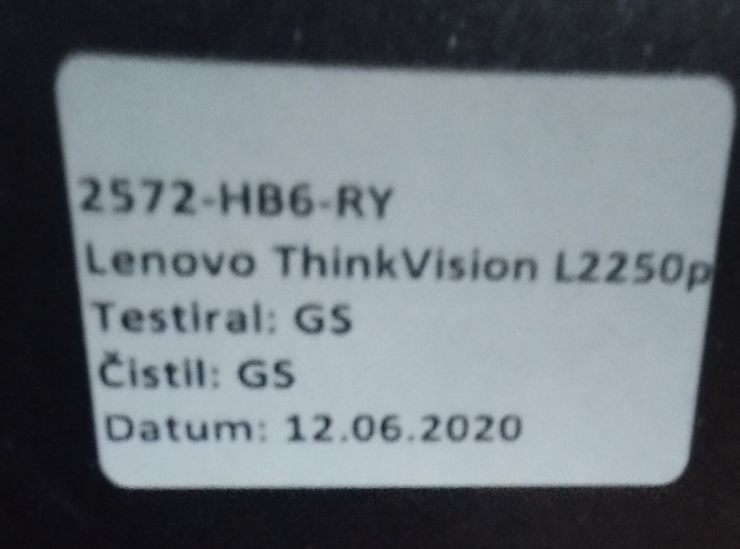 Монитор Lenovo ThinkVision