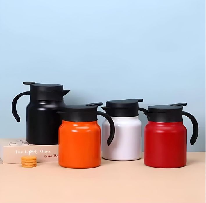 Термос, чайник металлический, вакуумный, для чая и кофе, 1000 мл