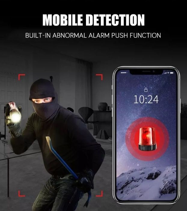 ТОП мини FULLHD WiFi магнитна безжична ШИРОКОЪГЪЛНА скрита камера