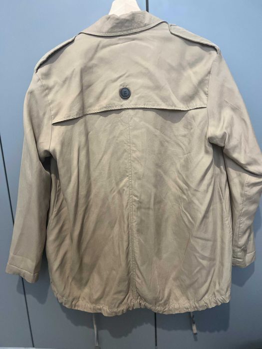 Geaca trench Pull&Bear, cream, marime S
