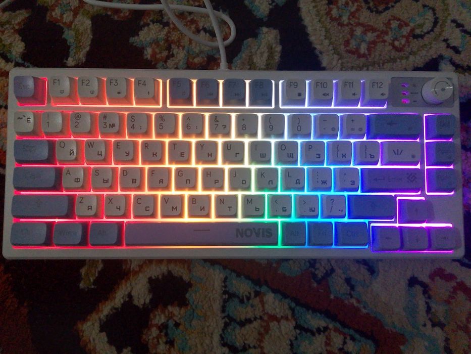 Мембранная клавиатура с колёсиком 70 процентная