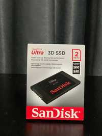SIGILAT SSD intern SanDisk ULTRA 3D 2TB SATA 3 2.5" 530MBs/560MBs
