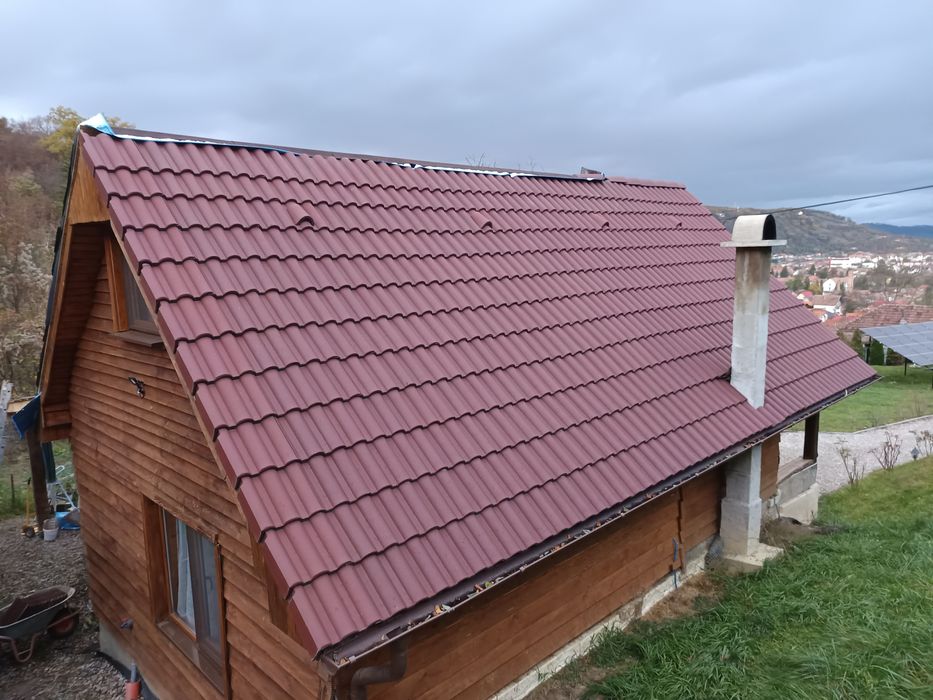 Țiglă mediteran de beton.