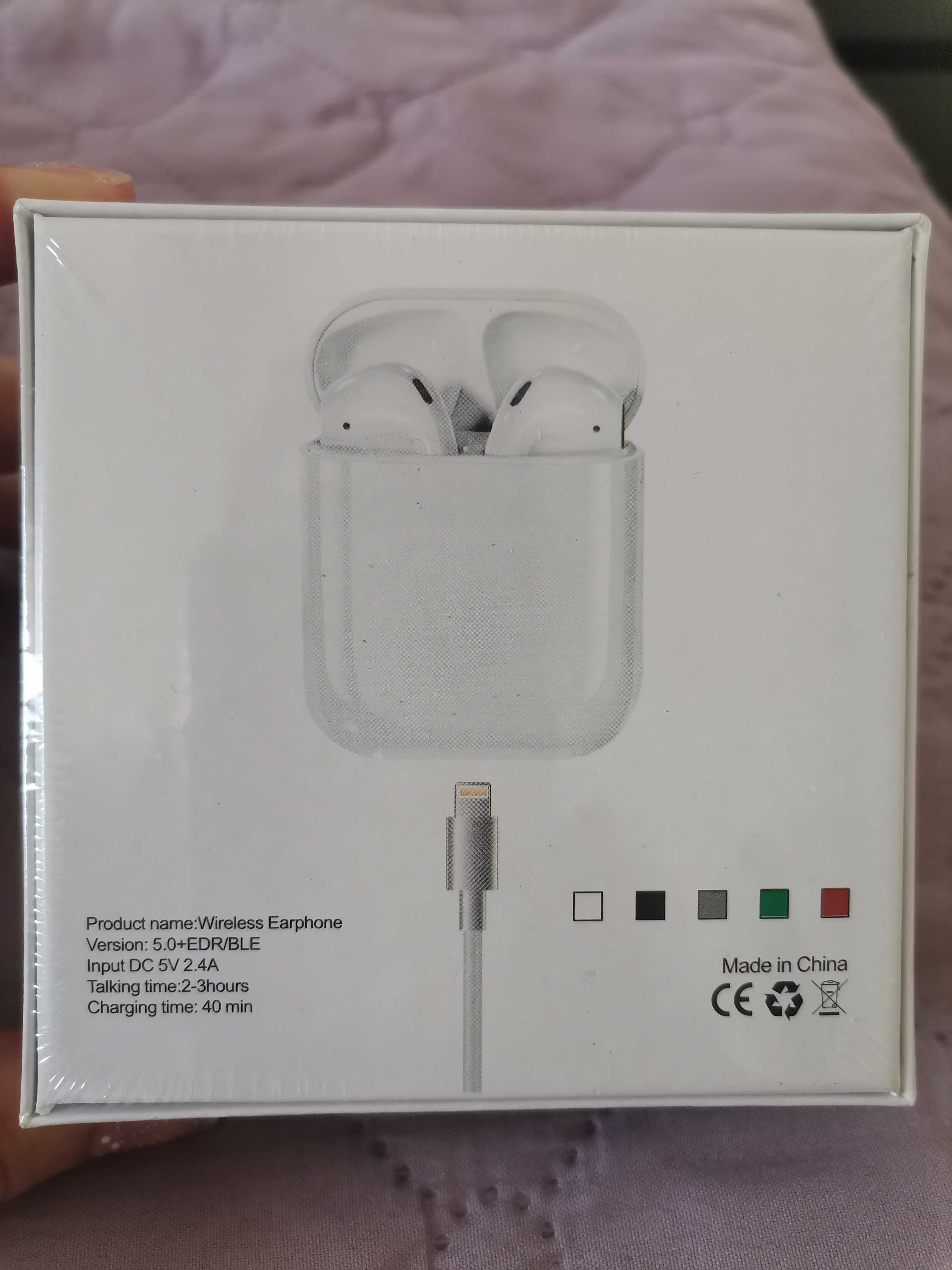 Безжични слушалки i12 TWS Bluetooth 5.0 с тъч контрол и 3D звук