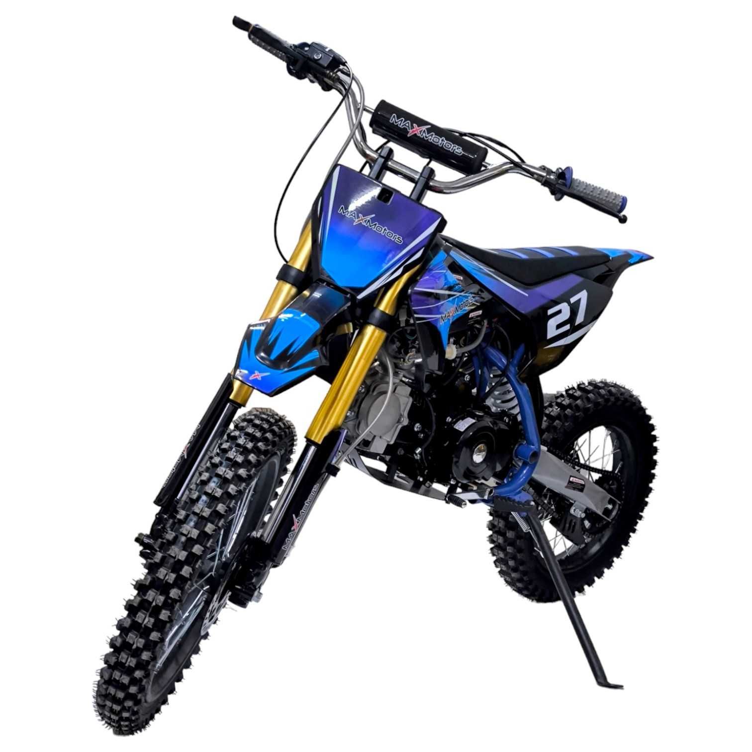 Бензинов кросов мотор 125 кубика MX Sport - Blue