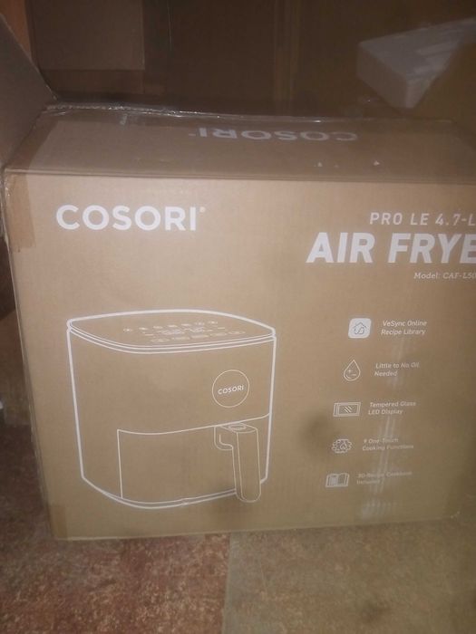 Ново COSORI Pro LE 4.7L Air Fryer, 9 програми  Еър фраяр