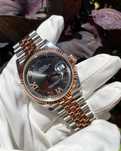 rolex datejust 36mm bi-color grey