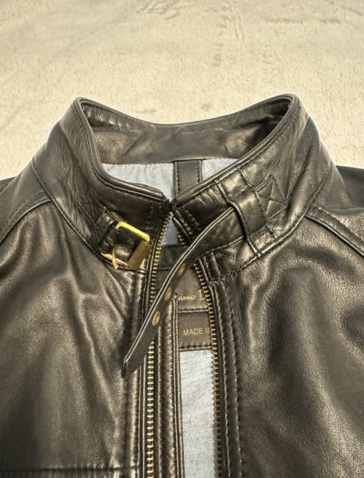 Geaca din piele Massimo Dutti