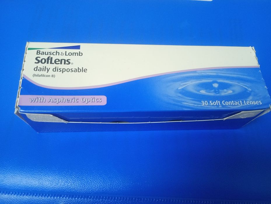 Lentile de contact,transparente, dioptrie -6.25