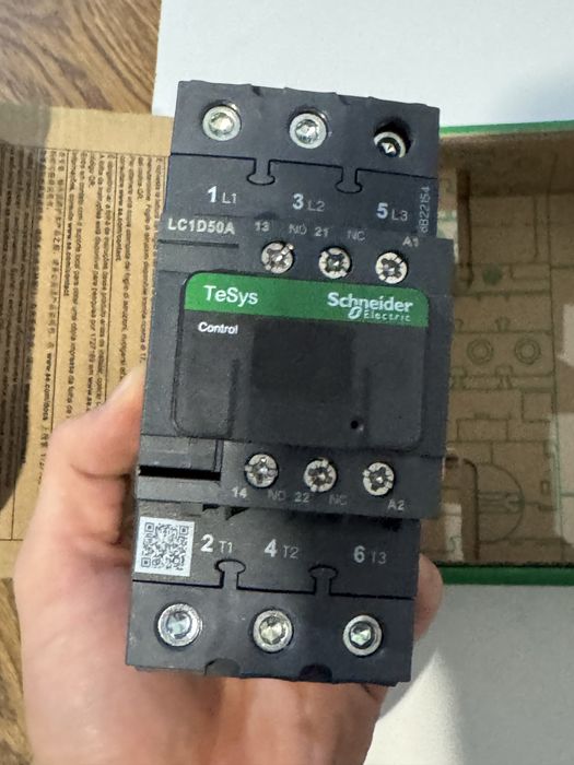 Schneider lc1d50a contactor 50amp