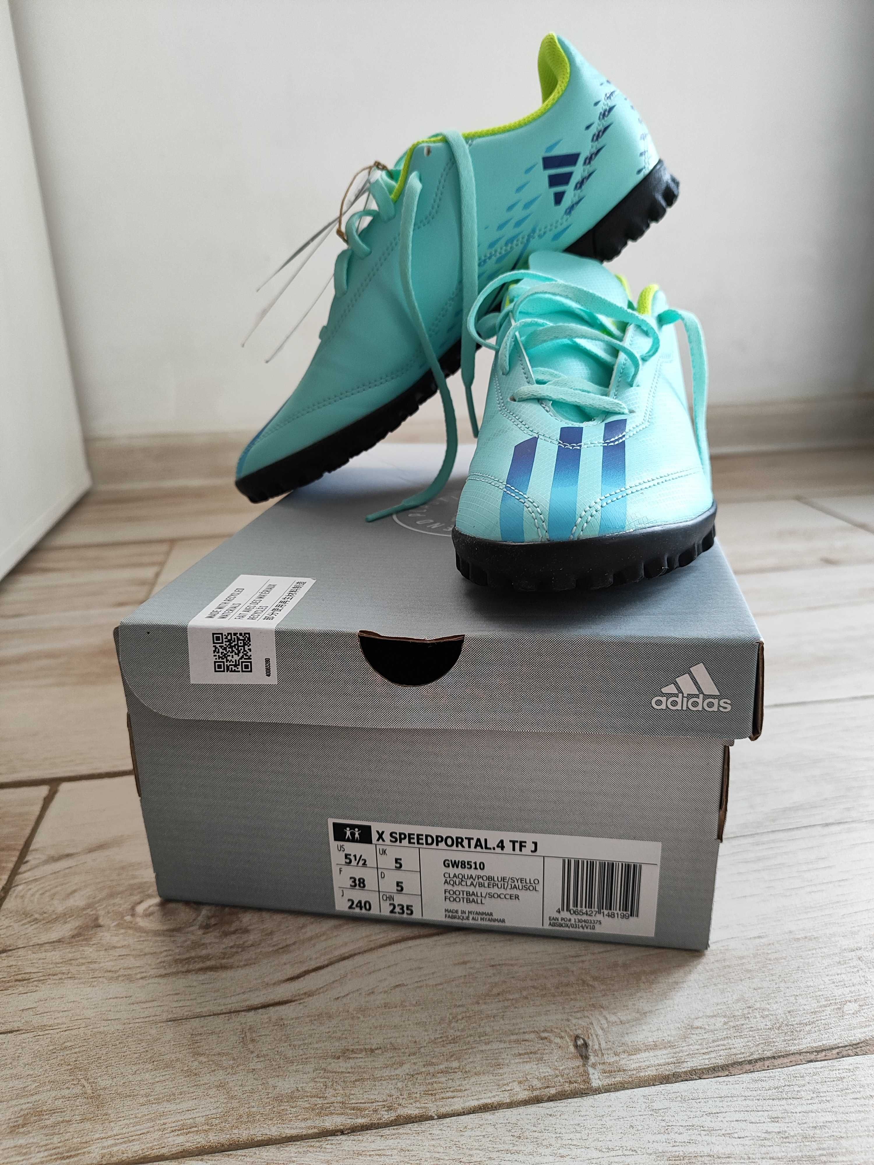 Ghete fotbal Adidas X SPEEDPORTAL.4 TF J , NOI mar 38