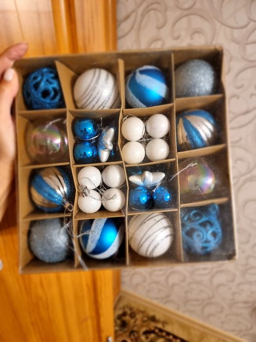 Игрушки ёлочные разные