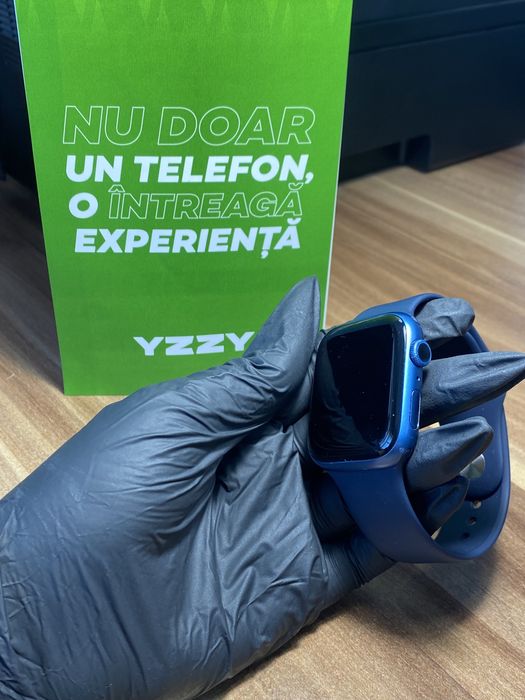 Apple Watch Seria 7 / 45 mm / GPS /Blue Aluminium/ Foarte bun