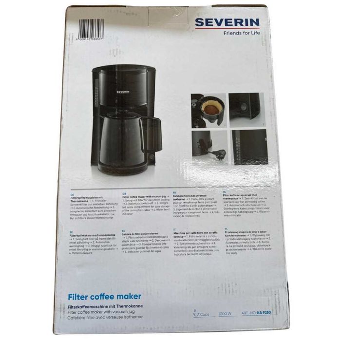 Кафемашина Severin KA 9250, 1000 W, 1