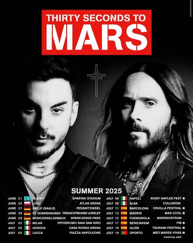 30 seconds to mars Алматы 21.06
