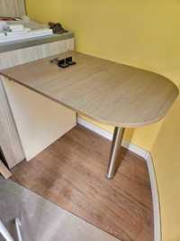 Маса за кухна от плоскости с метален крак 85 × 60 х 74 см