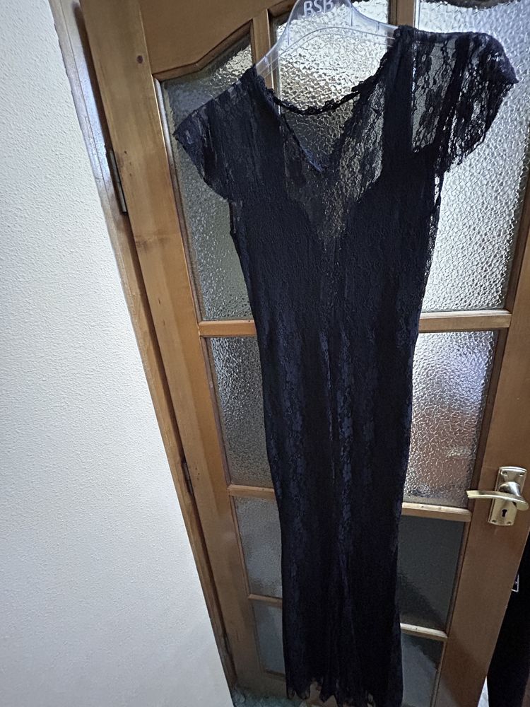 Rochie neagra lunga