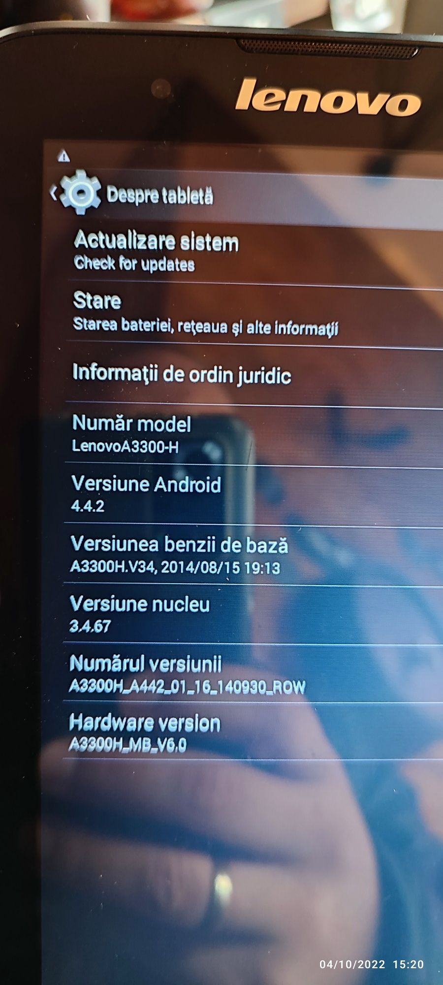 Tableta Lenovo A3300-H