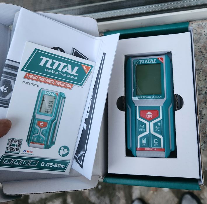Ролетка лазерна TOTAL, 60 м