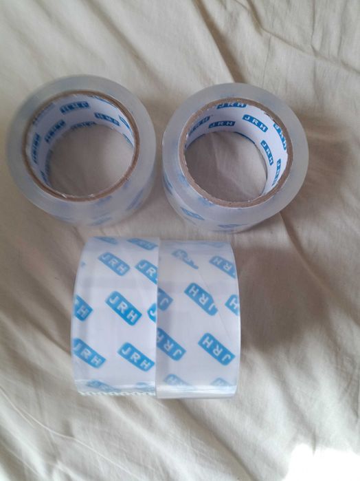 Banda adeziva de tip scotch,acrilica,48mmx80m,transparentă,nouă