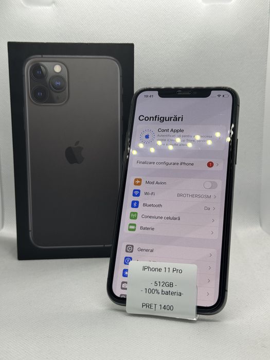 Magazin Vindem: Iphone 11 Pro, 512GB, 100% bateria