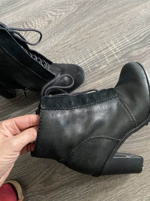 Дамски кожени боти