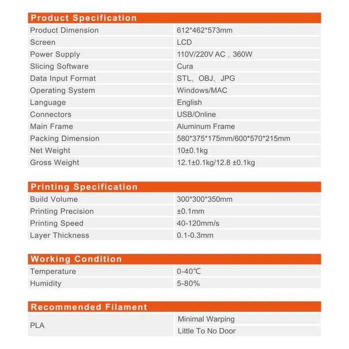Imprimanta 3D FDM - Anet A8 Plus + Modificari