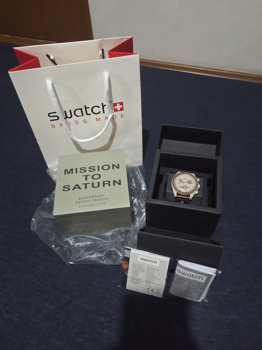Omega x Swatch SATURN – stare excelentă, original