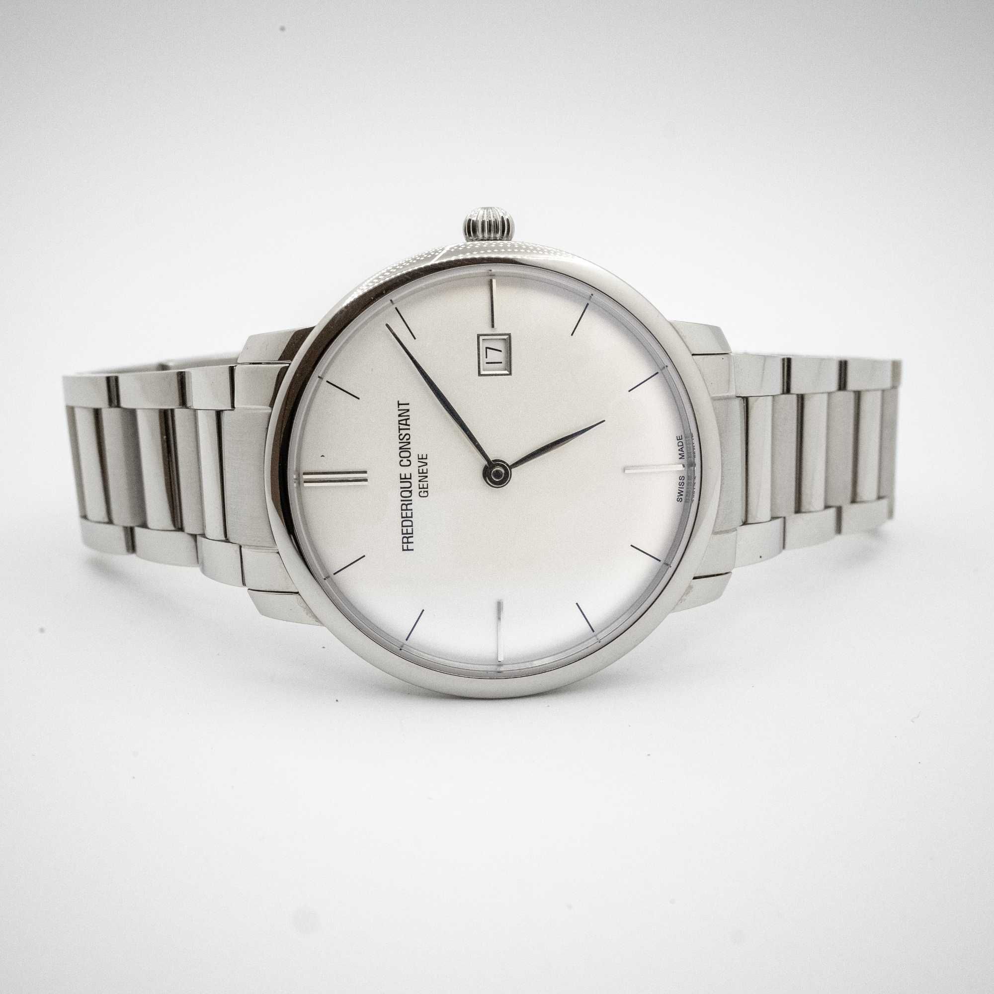 Часовник Frederique Constant Slimline Automatic 40 Silver Dial