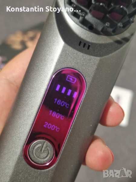 Преносима електрическа четка за коса с 3 температурни степени