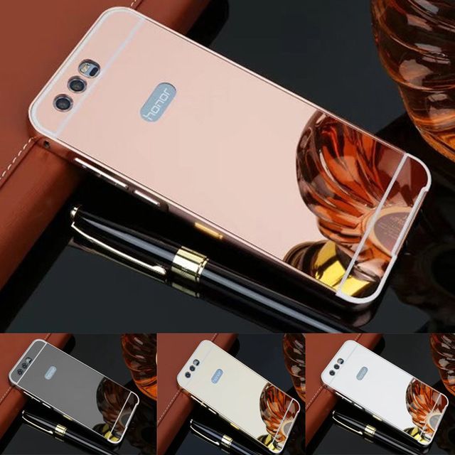 Husa / Bumper aluminiu + spate Oglinda pt. Huawei Honor 9, Honor 10