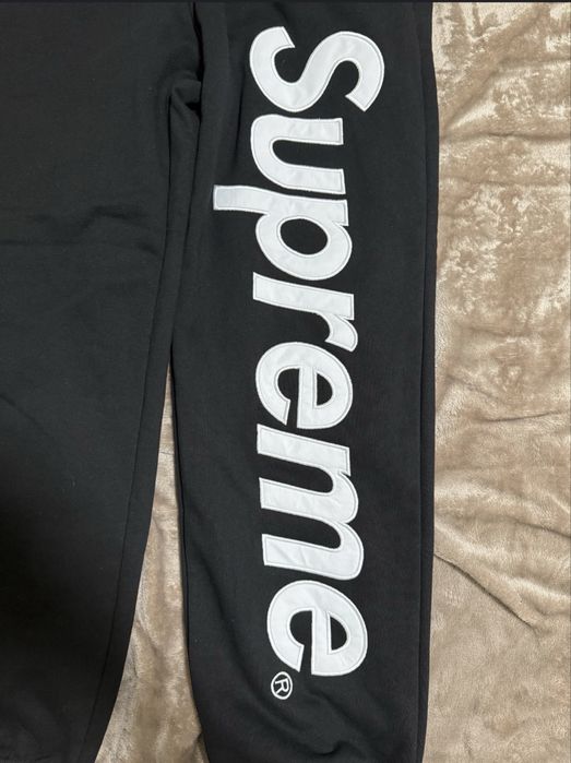 Supreme черно долнище