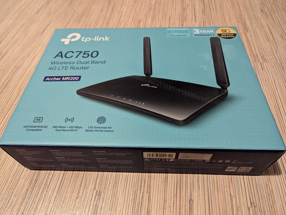 Router Wireless TP-Link AC750 cu slot SIM inclus