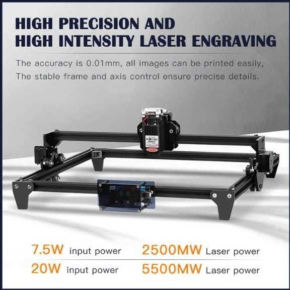 Gravator NOU Laser CNC 20W 3DPrinter PACHET COMPLET citeste descrierea