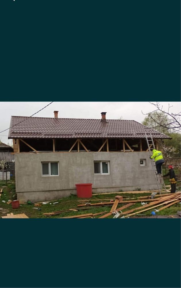 reparații acoperisuri BILKA hodroizolati velux dulgherie vopsit