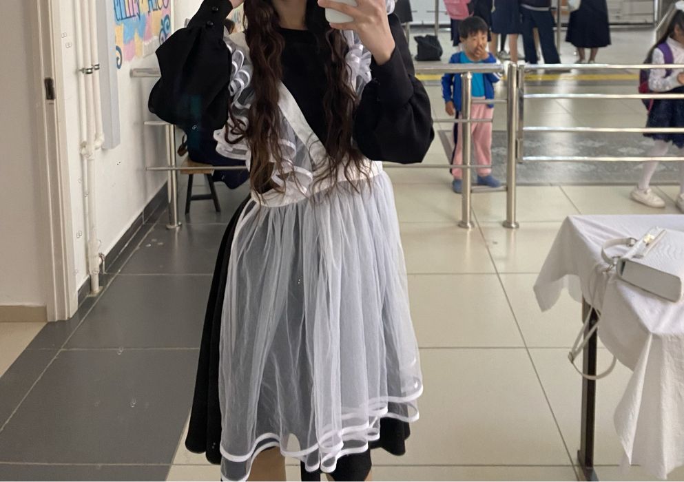 Школьная форма с фартуком