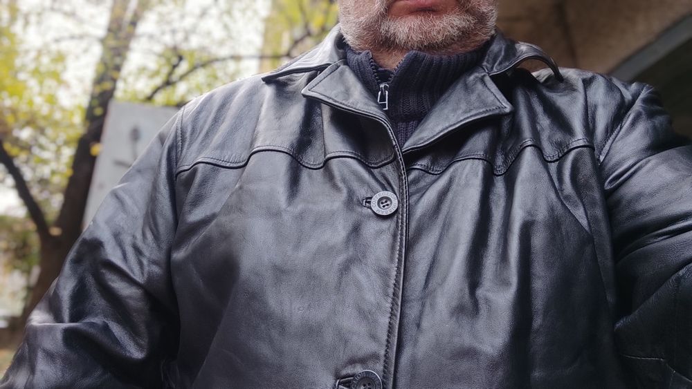 Мъжко яке от естествена кожа