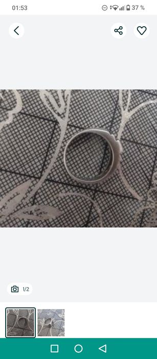 Продам серебряную печатку